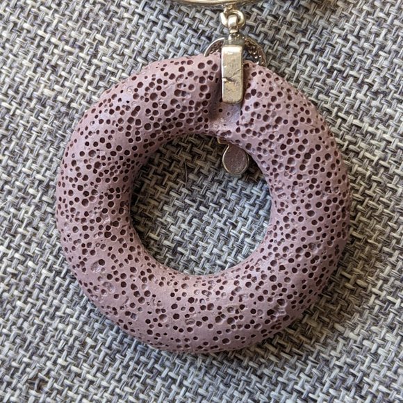 Handmade Lava Stone Aromatherapy Diffuser Necklaces - Purple - Picture 8 of 8